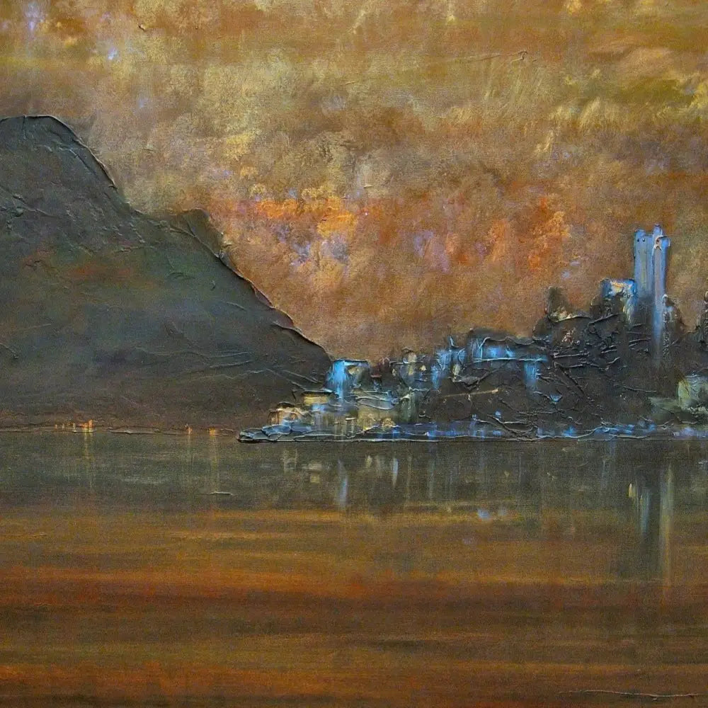 Sirmione Dusk Italy - Scottish Art Prints - World Gallery Scotland