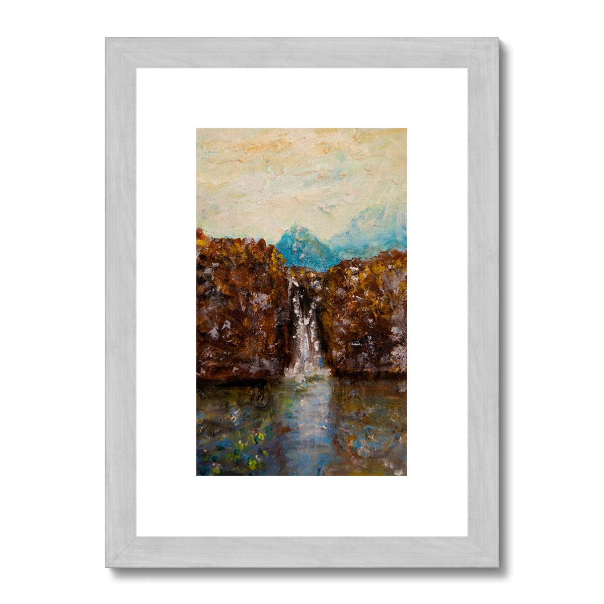 Skye Fairy Pools Antique Framed & Mounted Print
