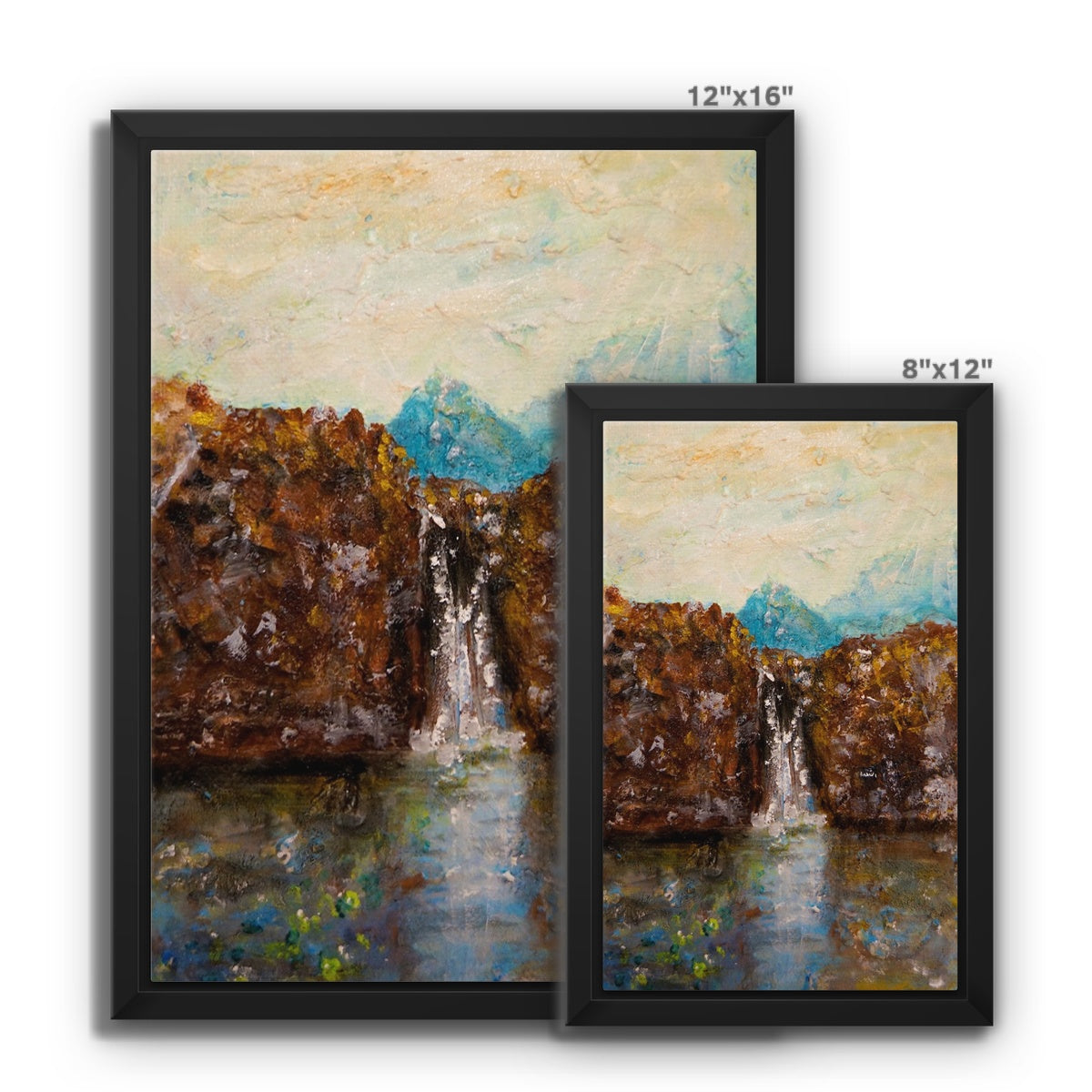 Skye Fairy Pools Framed Canvas