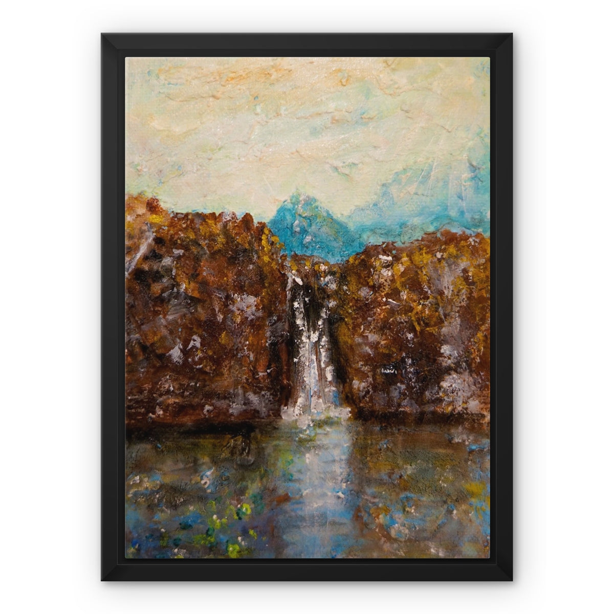 Skye Fairy Pools Framed Canvas