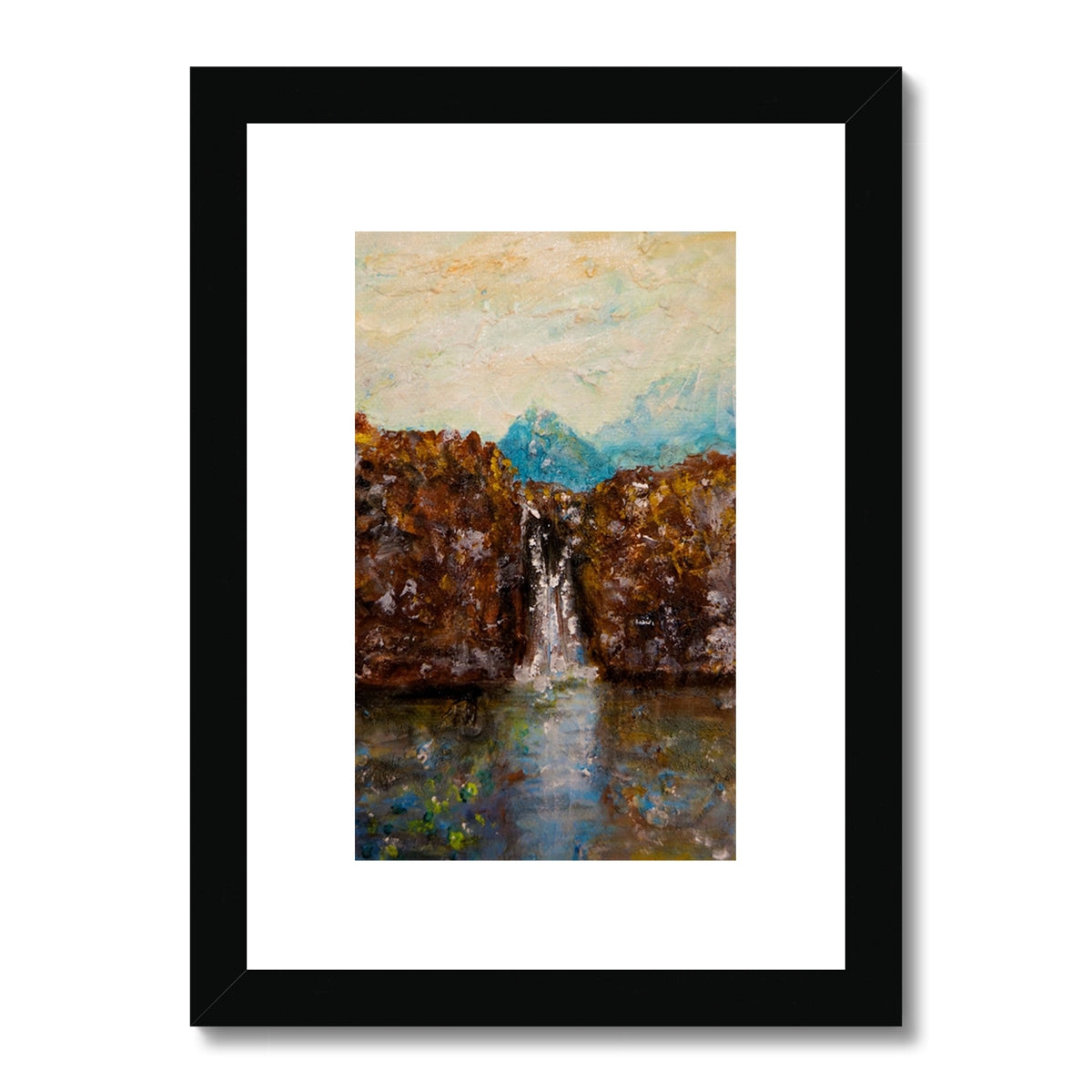 Skye Fairy Pools Framed & Mounted Print