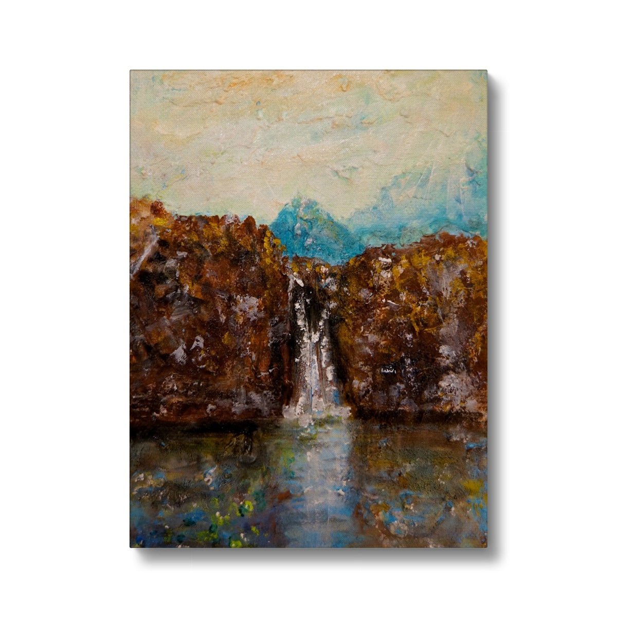 Skye Fairy Pools Painting | Canvas Prints From Scotland