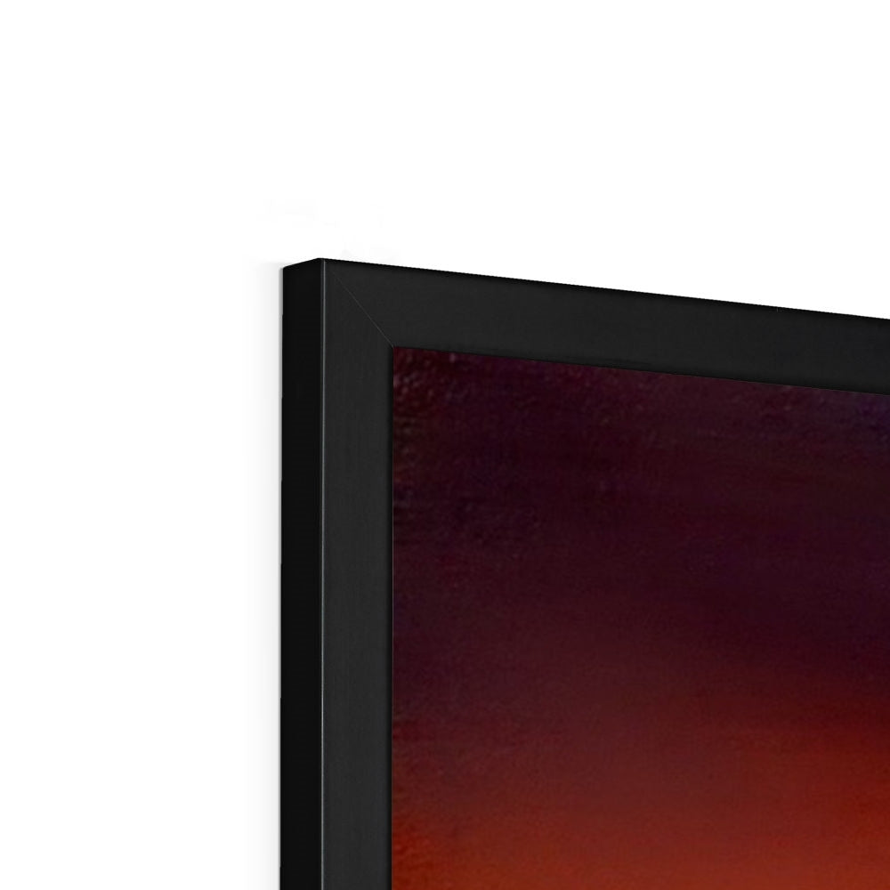 Skye Sunset Framed Print