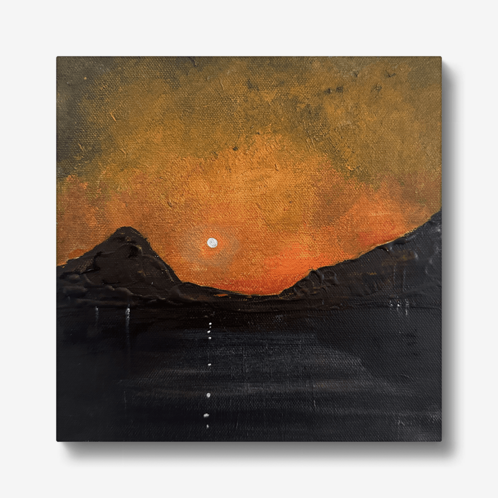 Skye Twilight Original Landscape Painting Scotland