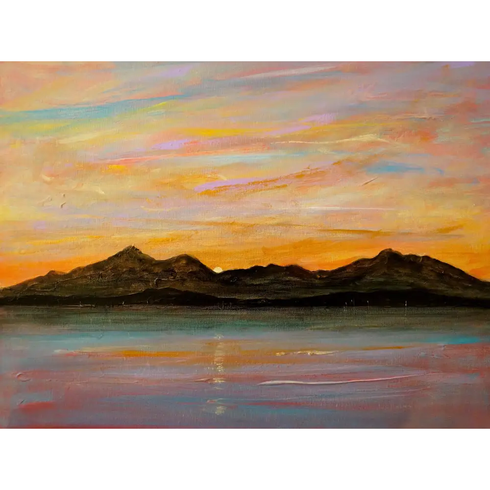 Sleeping Warrior Arran Art Prints Scottish Artist