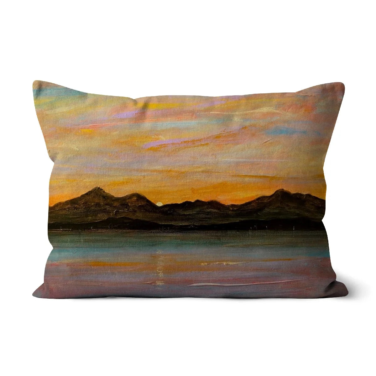The Sleeping Warrior Arran Cushion - Art Gallery Scotland Worldwide Shipping Paintings | Prints | Gifts