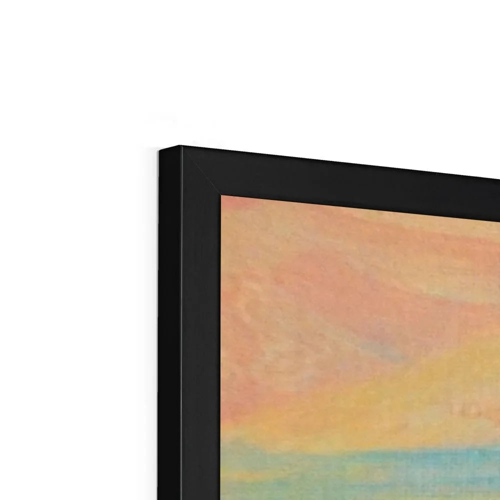 The Sleeping Warrior Arran Framed Print - Art Gallery Scotland Worldwide Shipping Paintings | Prints | Gifts from by Scottish Artist Hunter