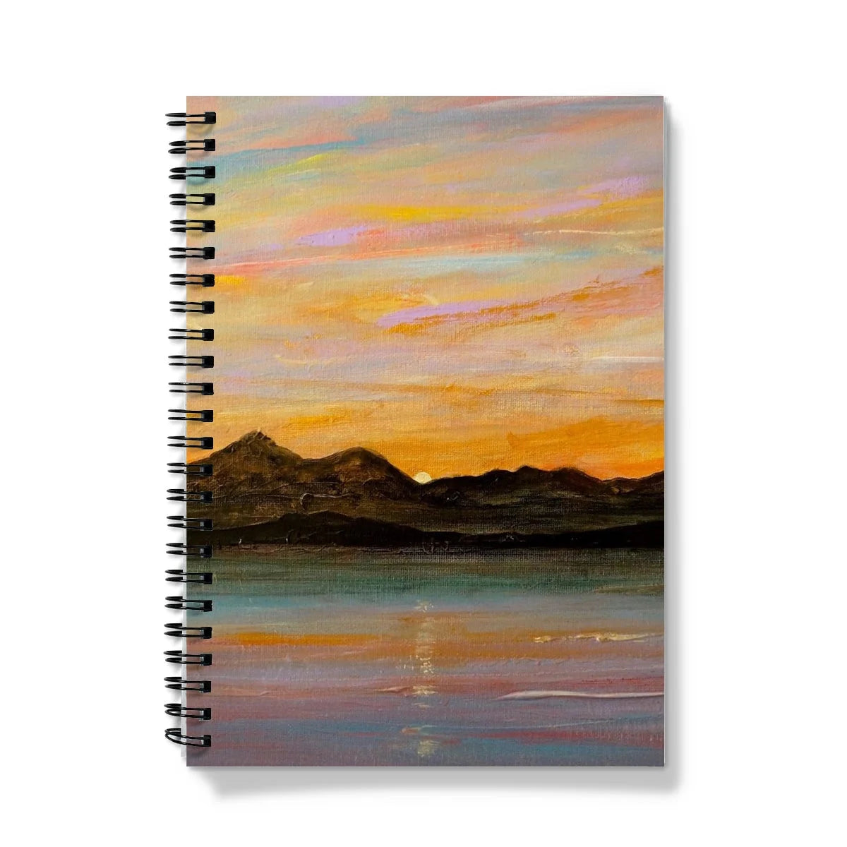 The Sleeping Warrior Arran Notebook - Art Gallery Scotland Worldwide Shipping Paintings | Prints | Gifts