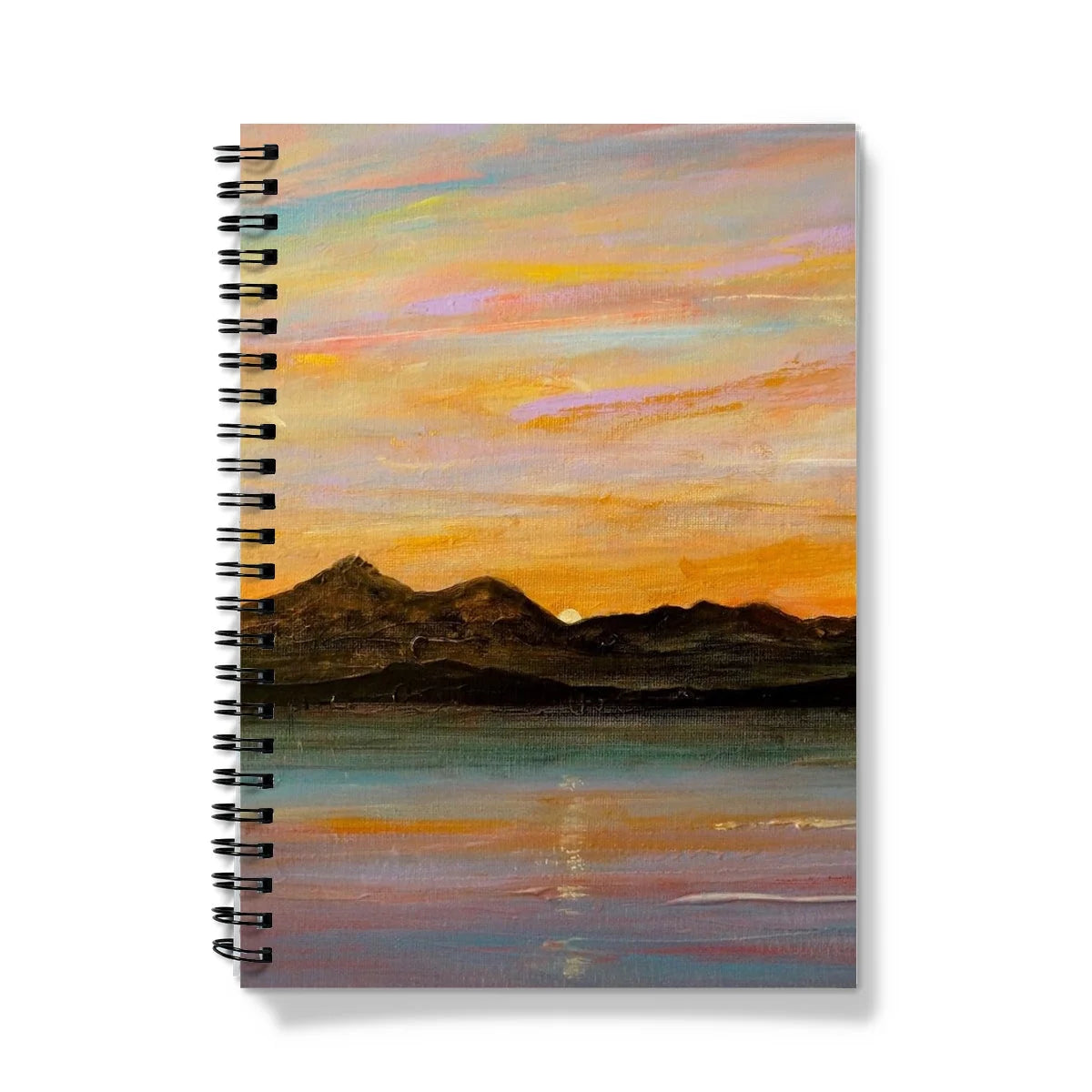 The Sleeping Warrior Arran Notebook - Art Gallery Scotland Worldwide Shipping Paintings | Prints | Gifts