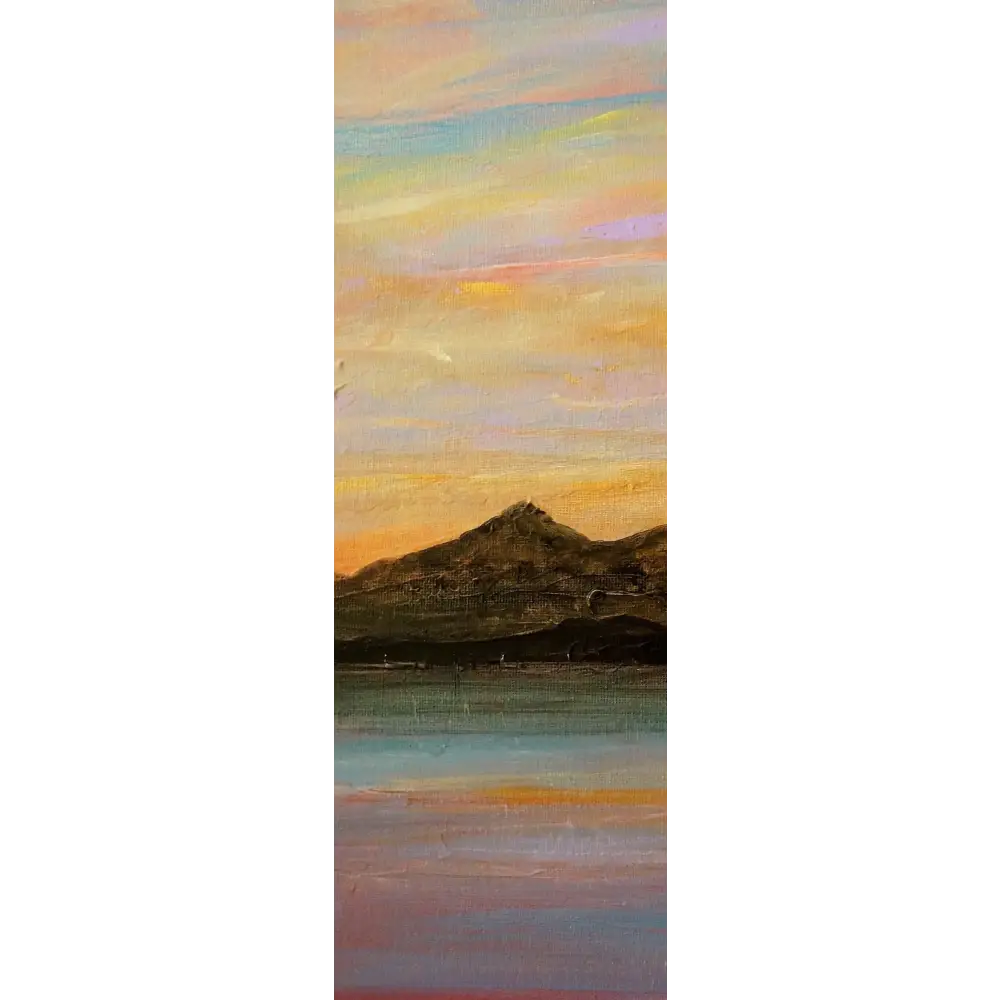 The Sleeping Warrior Arran Triptych Canvas Print