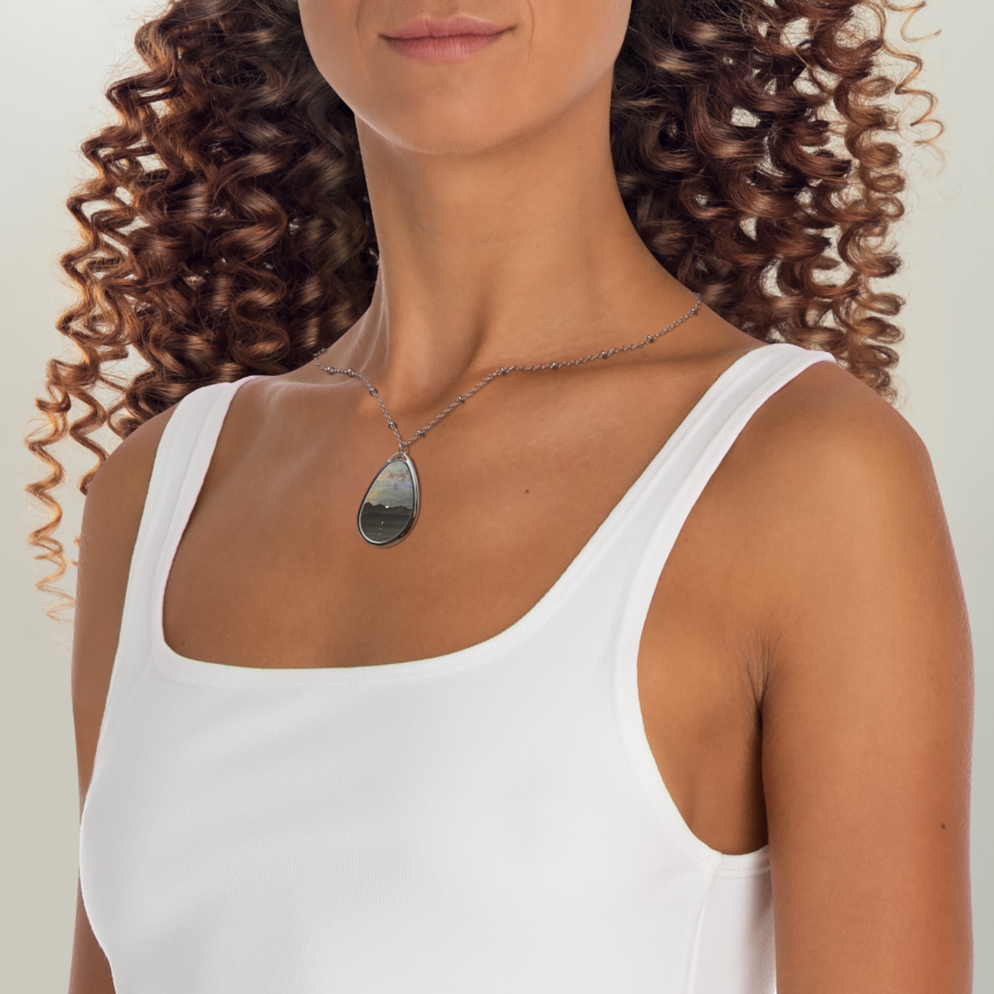 Sleeping Warrior Moonlight Arran Necklace Scotland