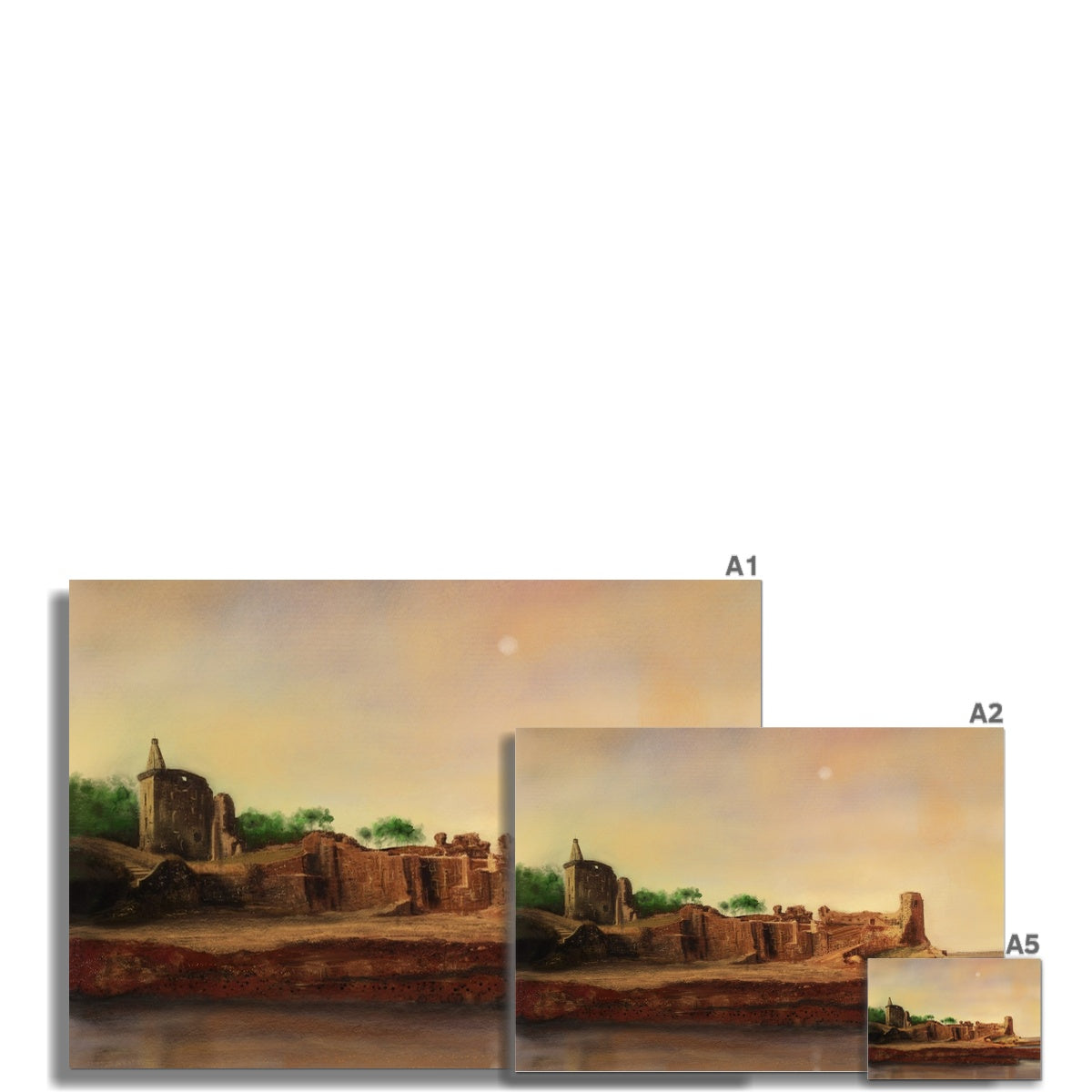 St Andrews Castle Painting | Fine Art Prints From Scotland