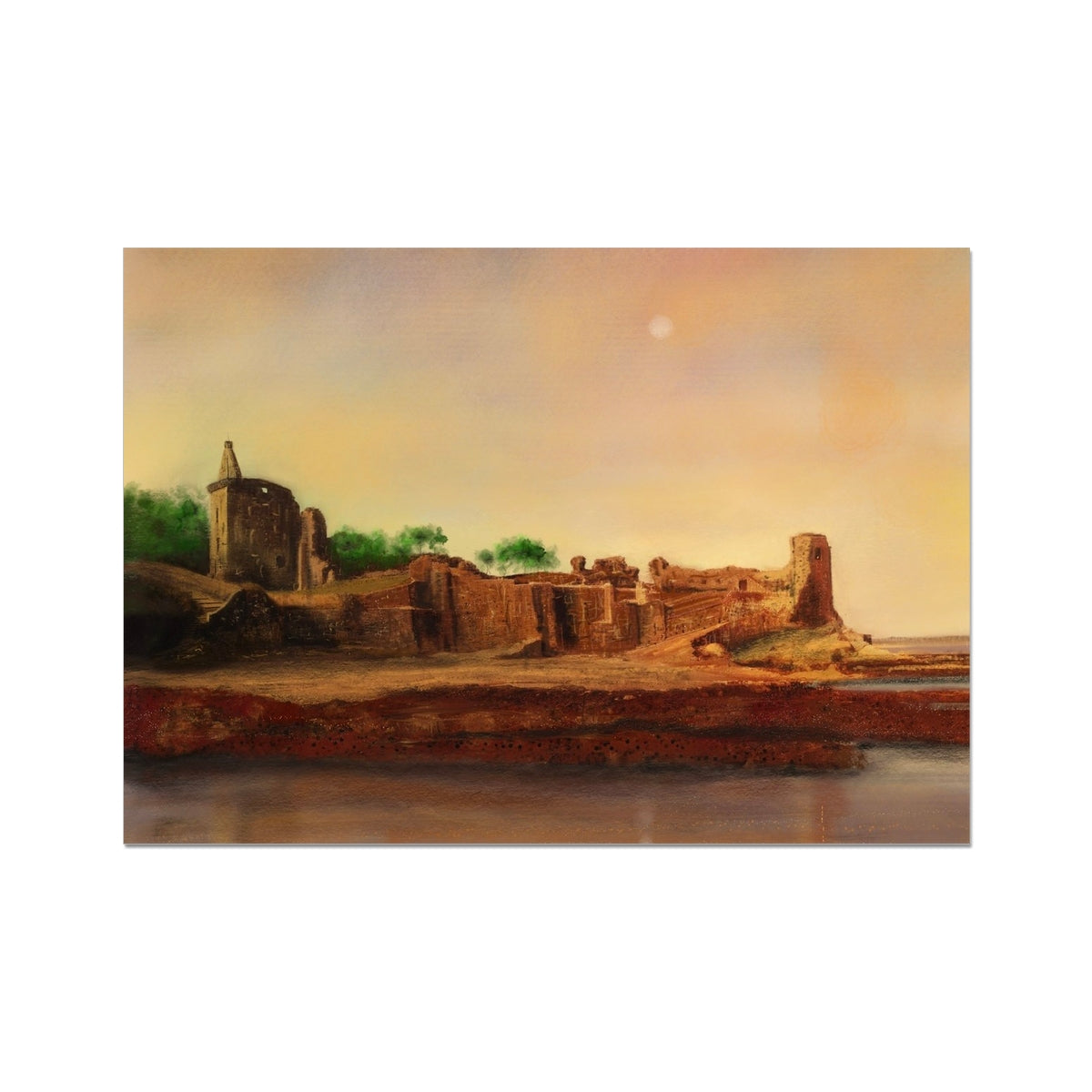 St Andrews Castle Painting | Fine Art Prints From Scotland