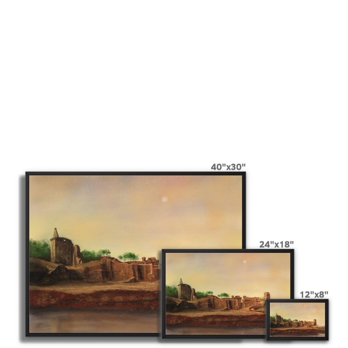 St Andrews Castle Painting | Framed Canvas Prints From Scotland