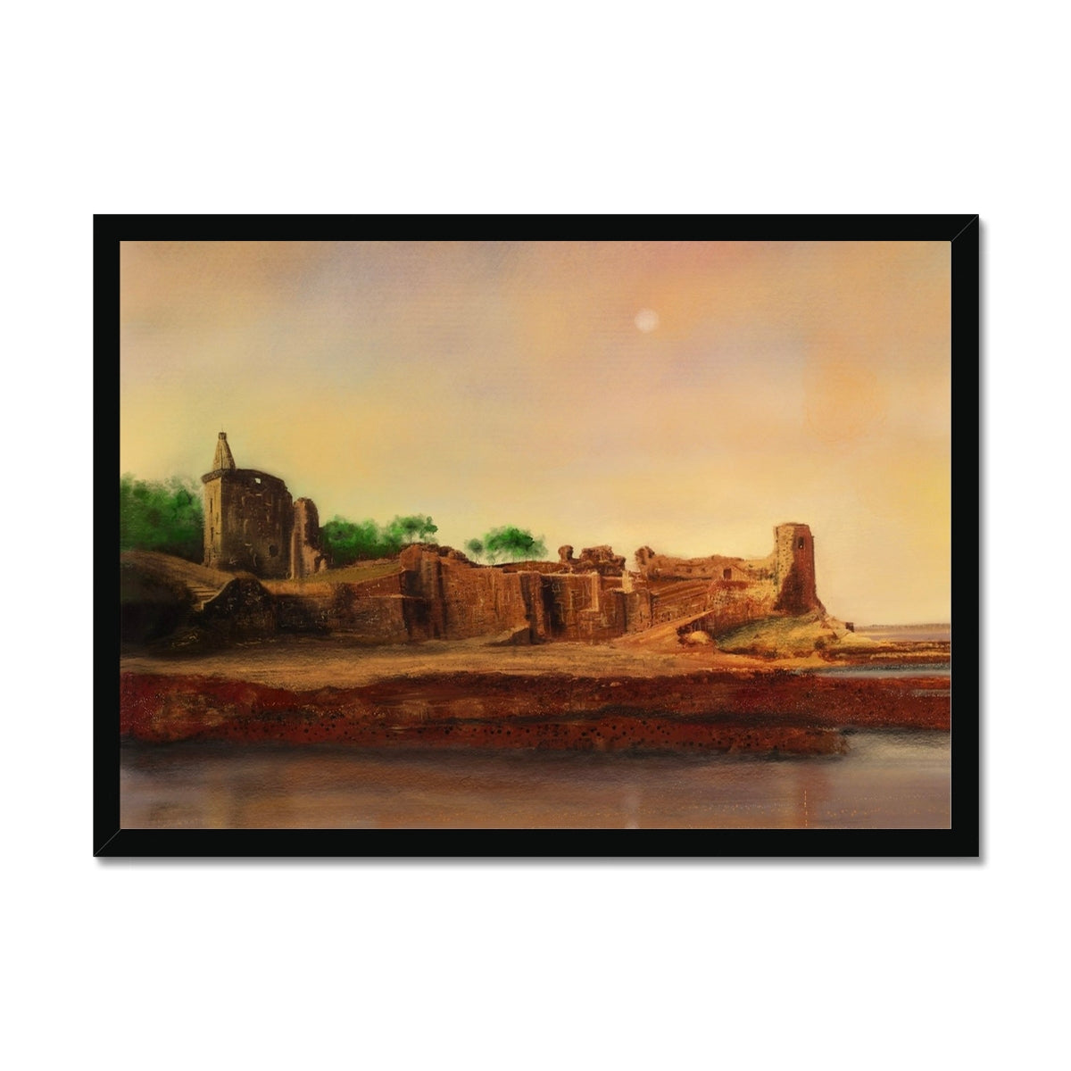 St Andrews Castle Painting | Framed Prints From Scotland