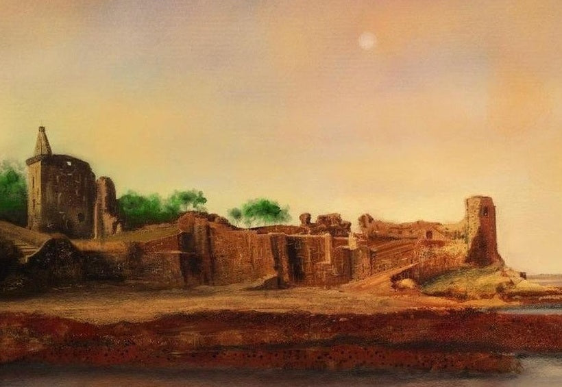 St Andrews Castle Scottish Landscape Painting