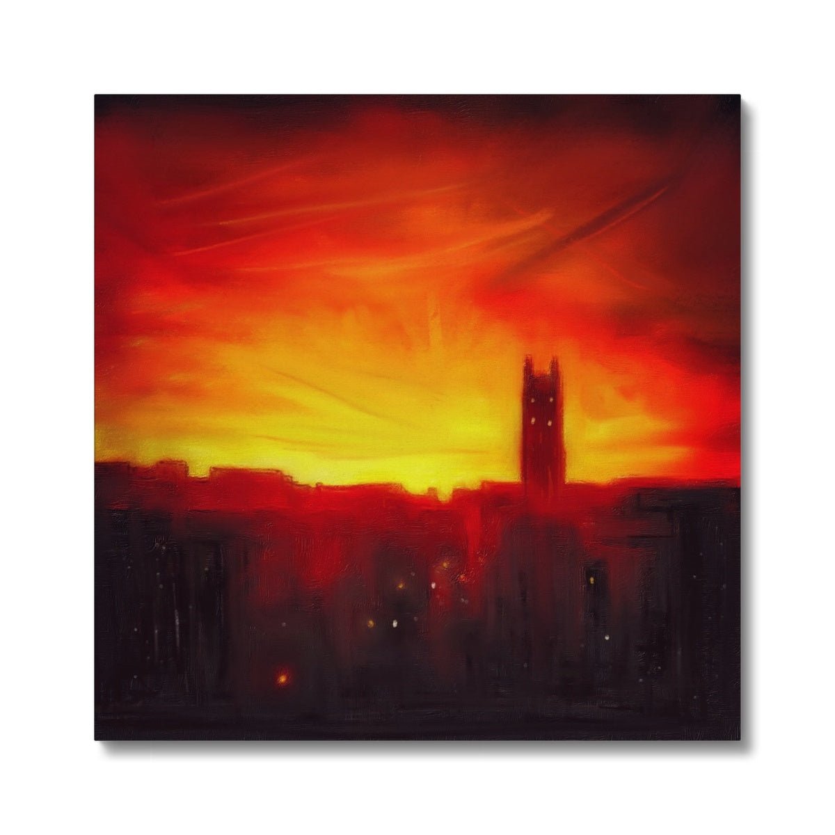 St Stephen's Church Sunset Painting | Canvas From Scotland