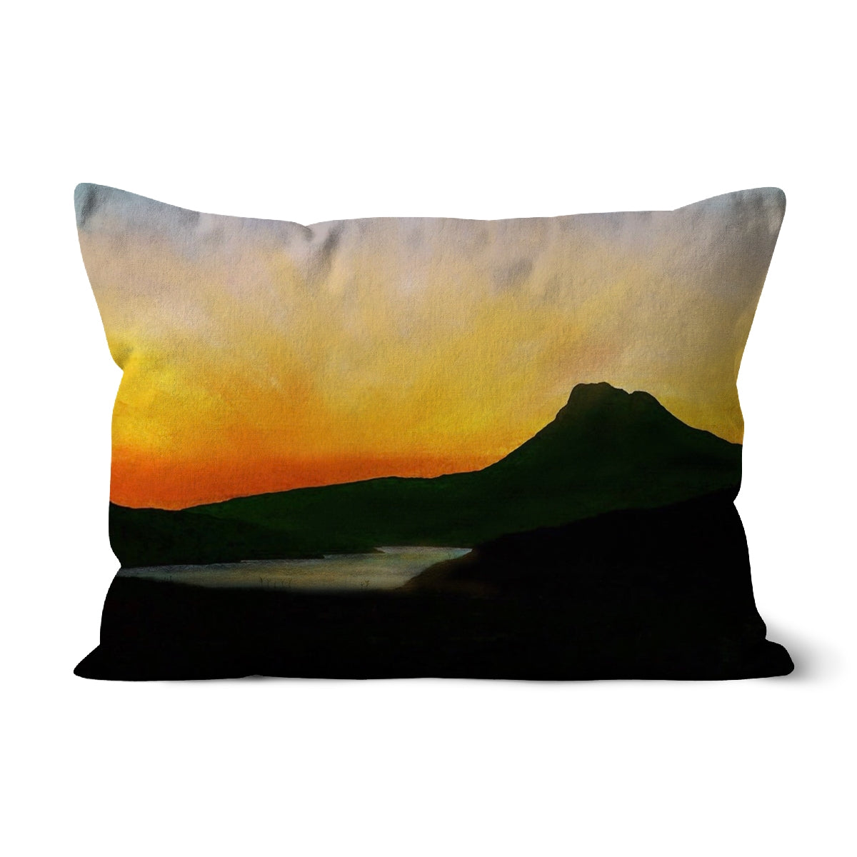 Stac Pollaidh Dusk Art Gifts Cushion