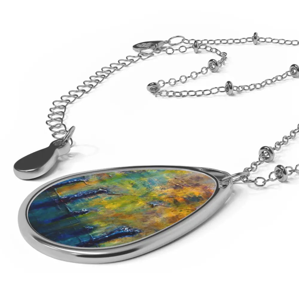 Stenness Moonlight Art Necklace Kevin Hunter Zinc Alloy