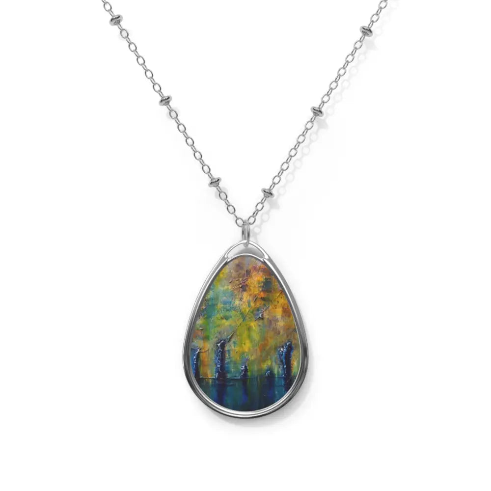 Stenness Moonlight Art Necklace Kevin Hunter Zinc Alloy