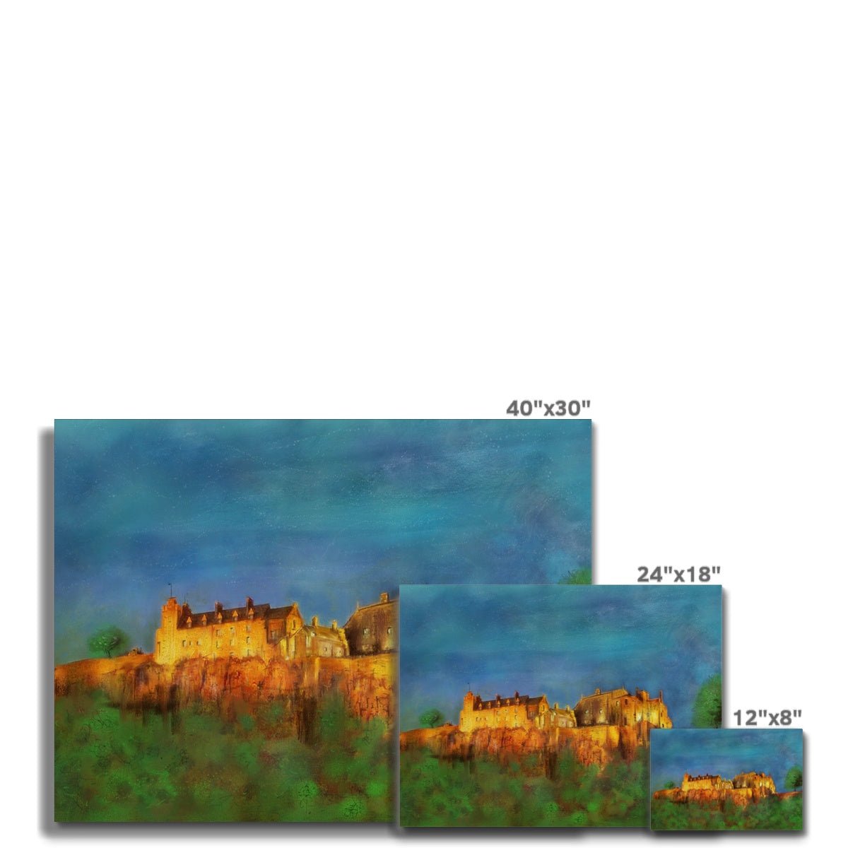 Stirling Castle Painting | Canvas Prints From Scotland