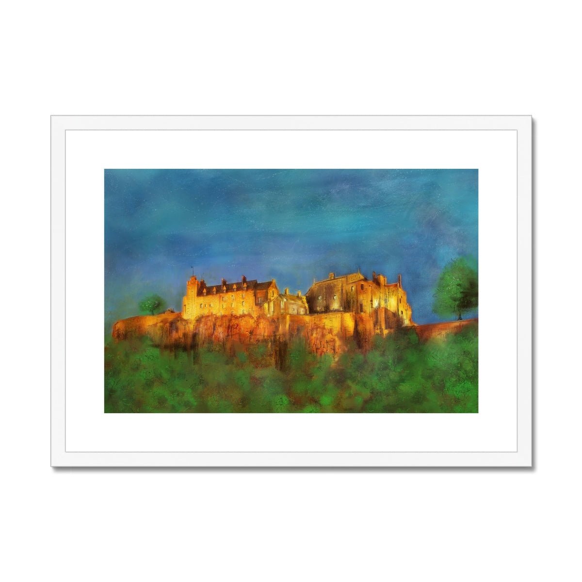 Stirling Castle Painting | Framed & Mounted Prints From Scotland