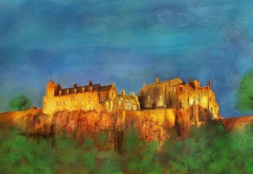 Stirling Castle Scottish Landscape Painting