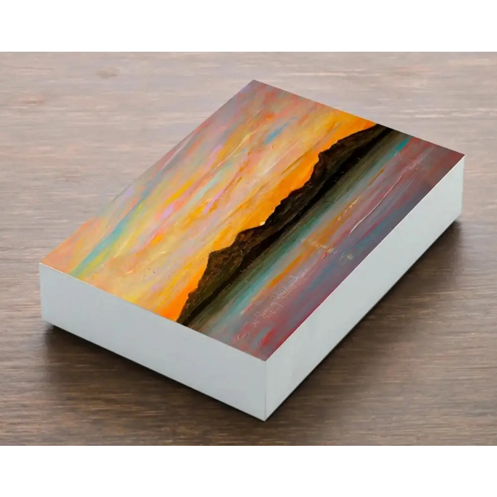 Skye Wooden Art Block Signed Freestanding