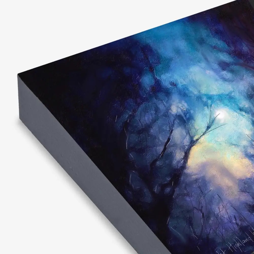 Skye Wooden Art Block Signed Freestanding