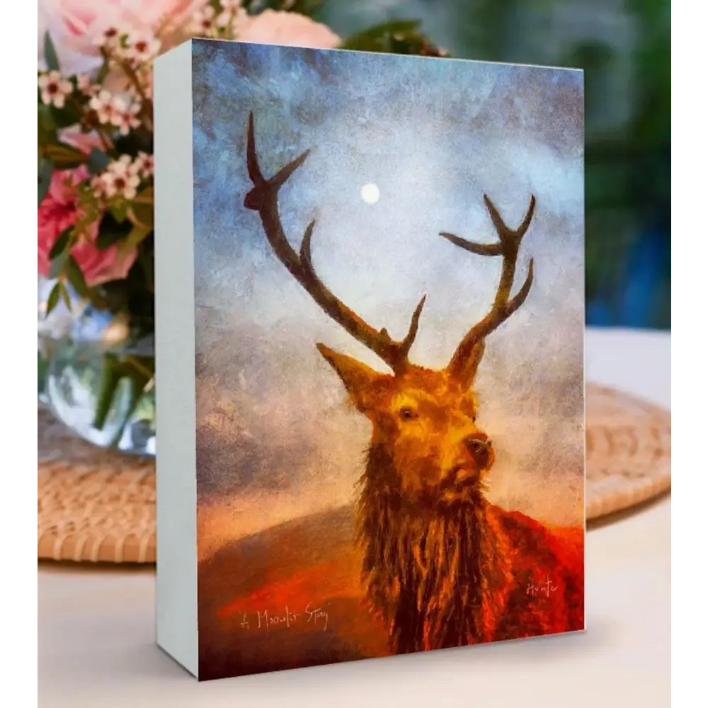 Skye Wooden Art Block Signed Freestanding