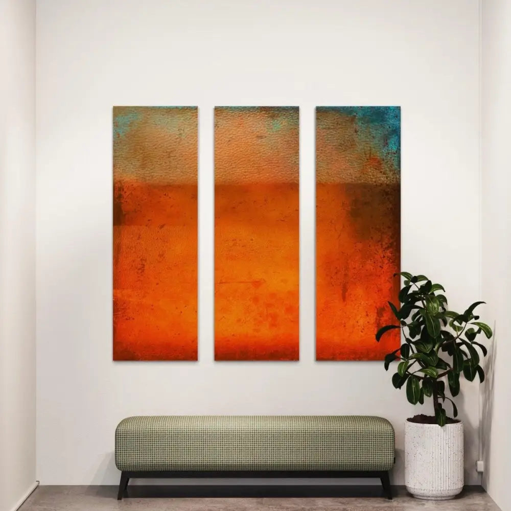 Sunrise Horizon Abstract Panoramic Art