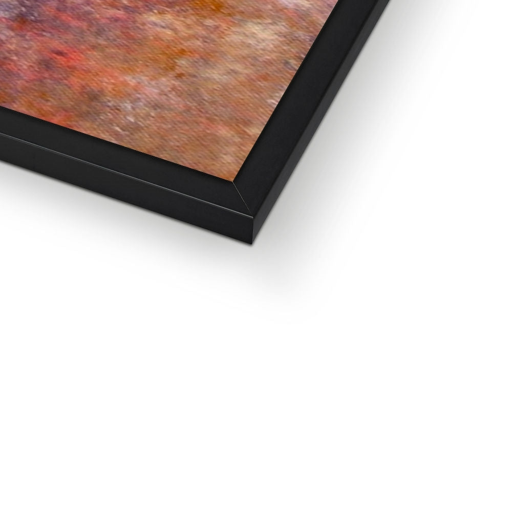 Sunrise Mist Horizon Abstract Painting | Framed Prints From Scotland