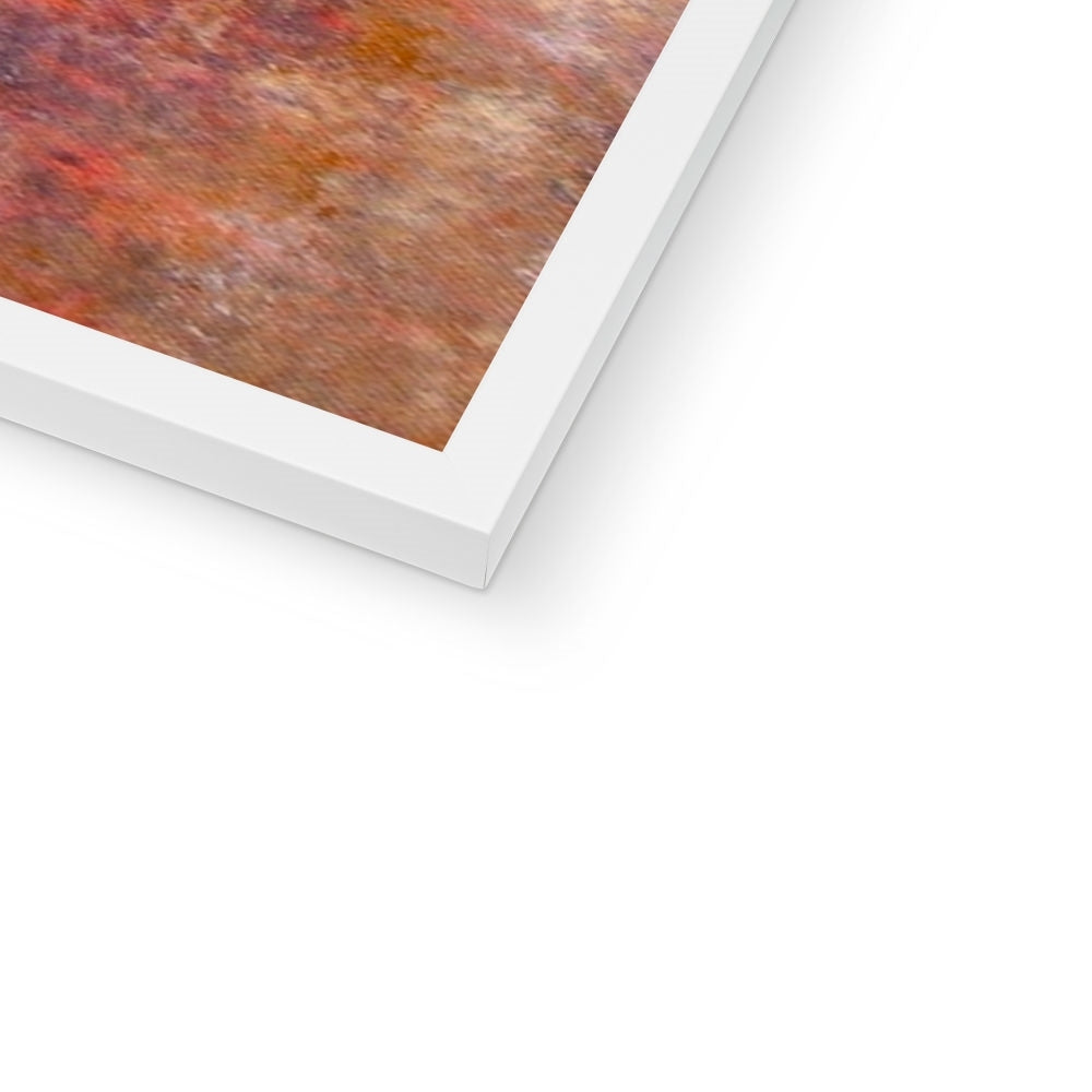 Sunrise Mist Horizon Abstract Painting | Framed Prints From Scotland