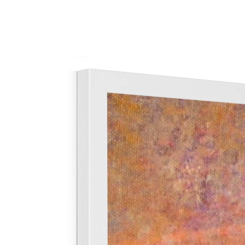 Sunrise Mist Horizon Abstract Painting | Framed Prints From Scotland