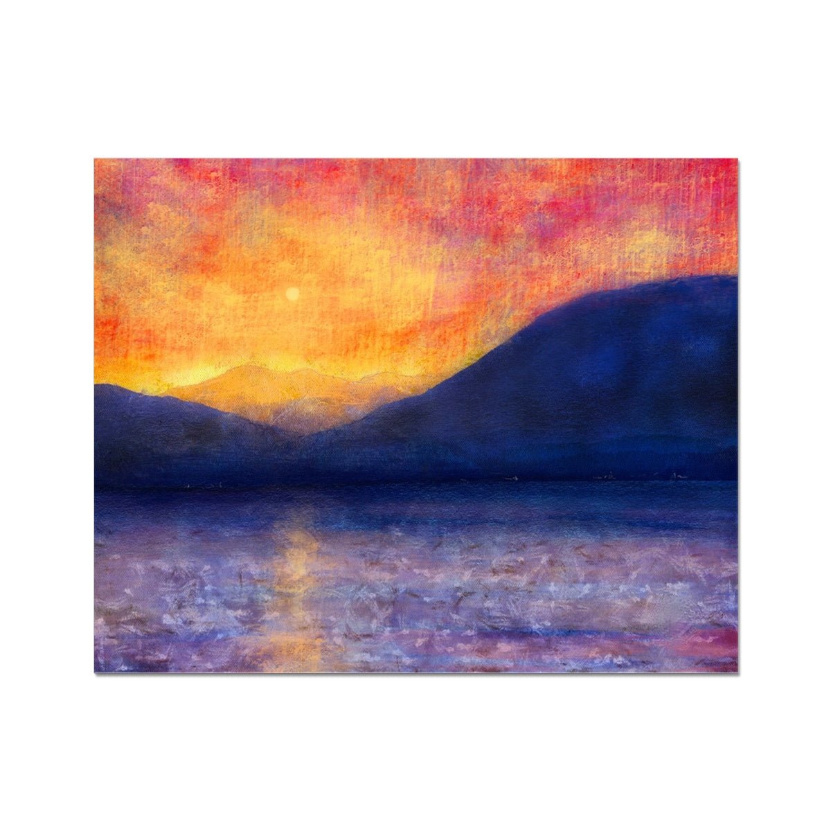 Sunset Approaching Mull Painting | Artist Proof Collector Prints From Scotland