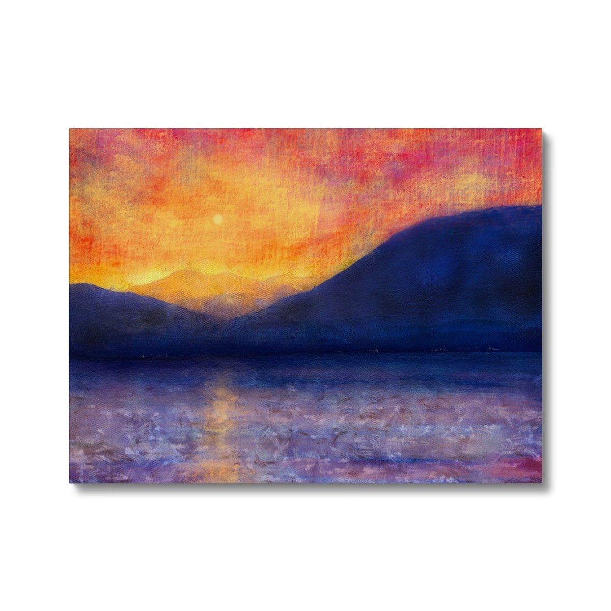 Sunset Approaching Mull Painting | Canvas From Scotland