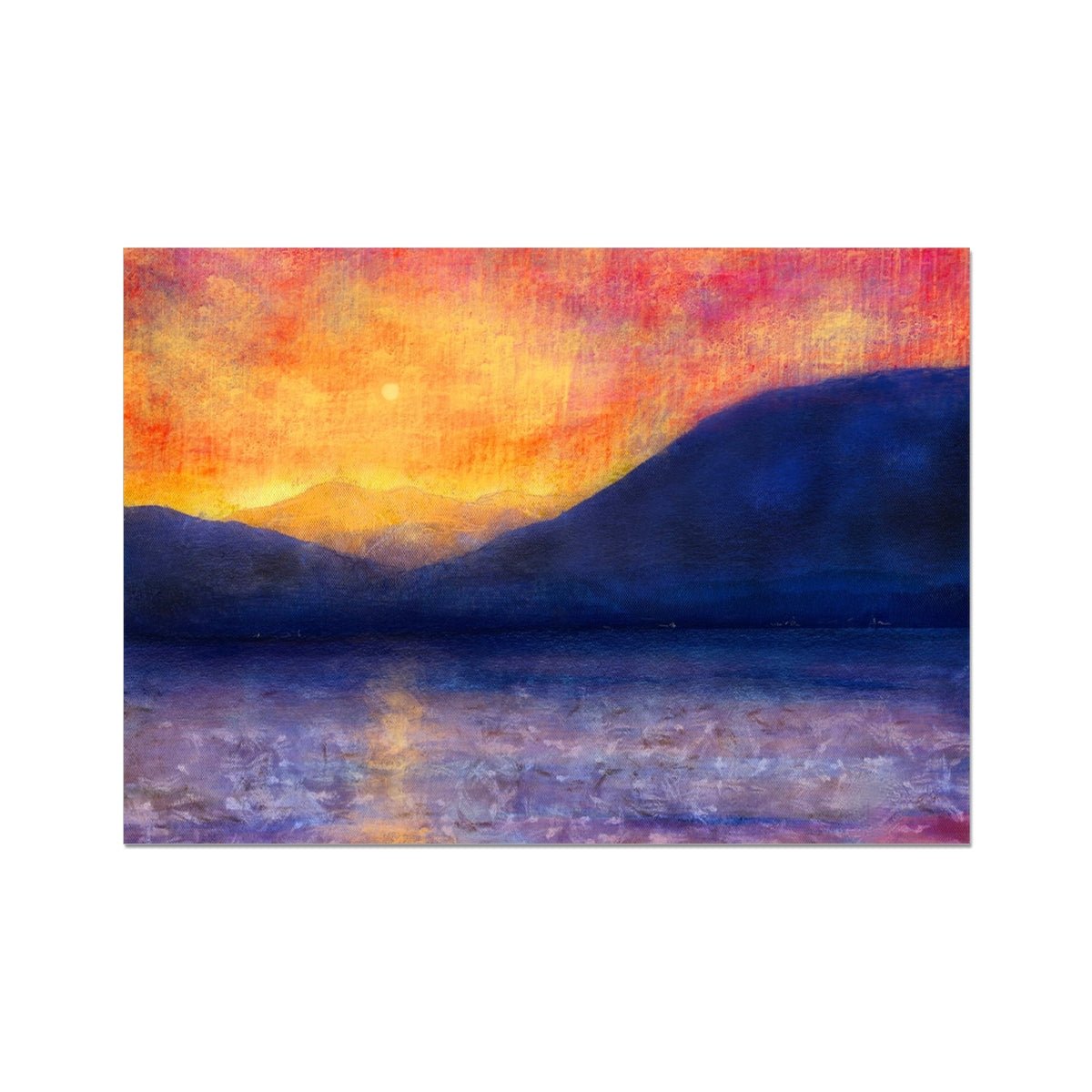 Sunset Approaching Mull Painting Scotland | Signed Scottish Fine Art Prints