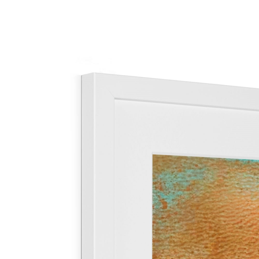 Sunset Horizon Abstract Painting | Framed & Mounted Prints From Scotland