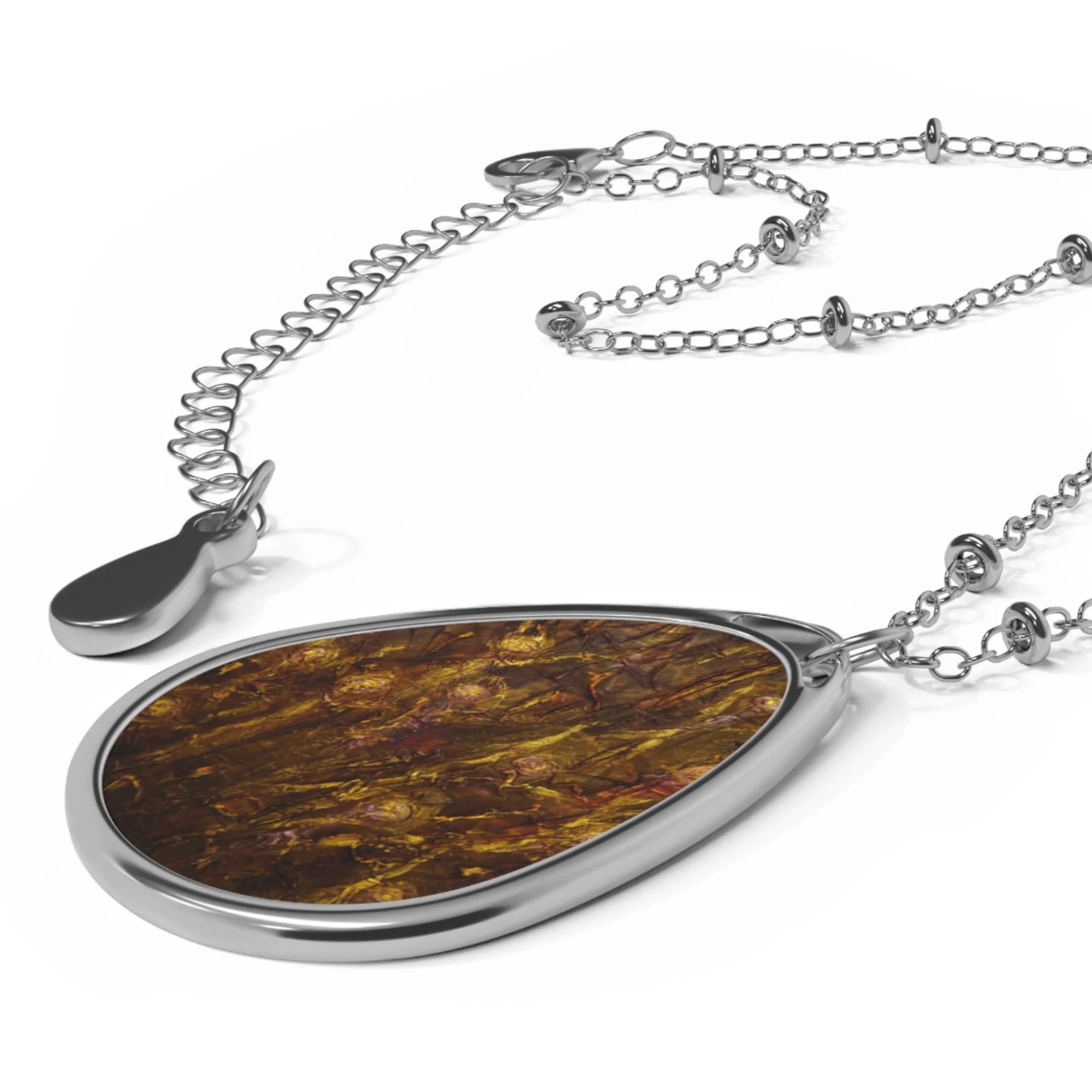 Tam o Shanter Witches | Scottish Art Jewellery | Necklace - Abstract & Impressionistic Gallery Scotland Worldwide Shipping Silver Teardrop