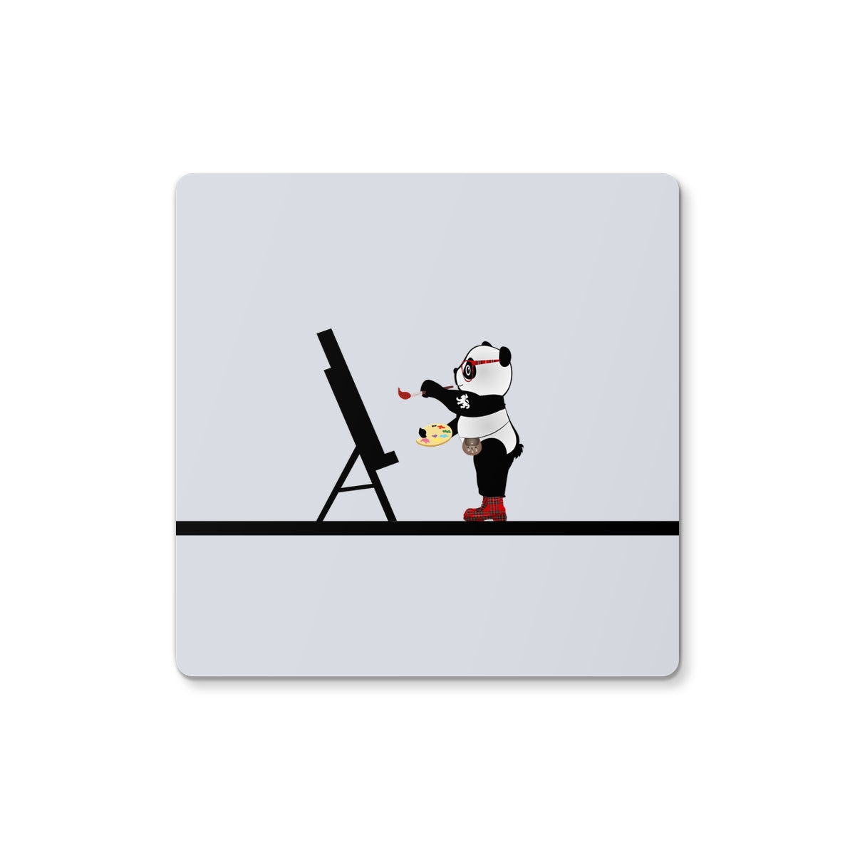 The Artist | Panda Disco | Graphic Art | Coaster