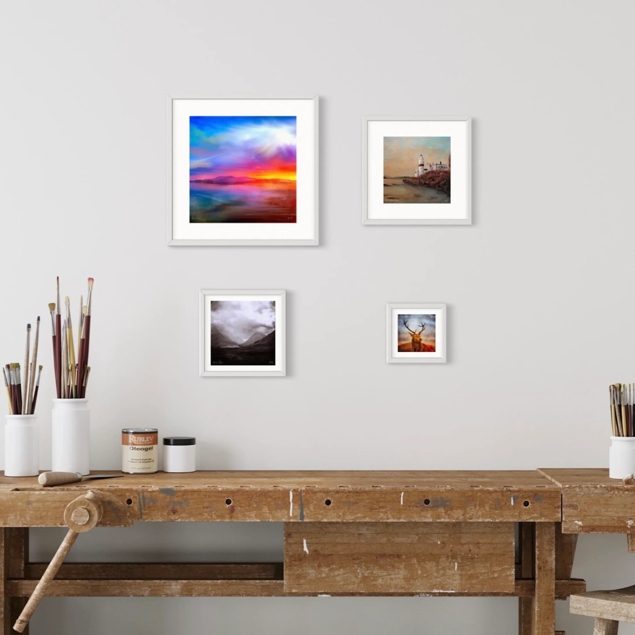 The Blue Door Bothy | Scotland In Your Pocket Framed Prints