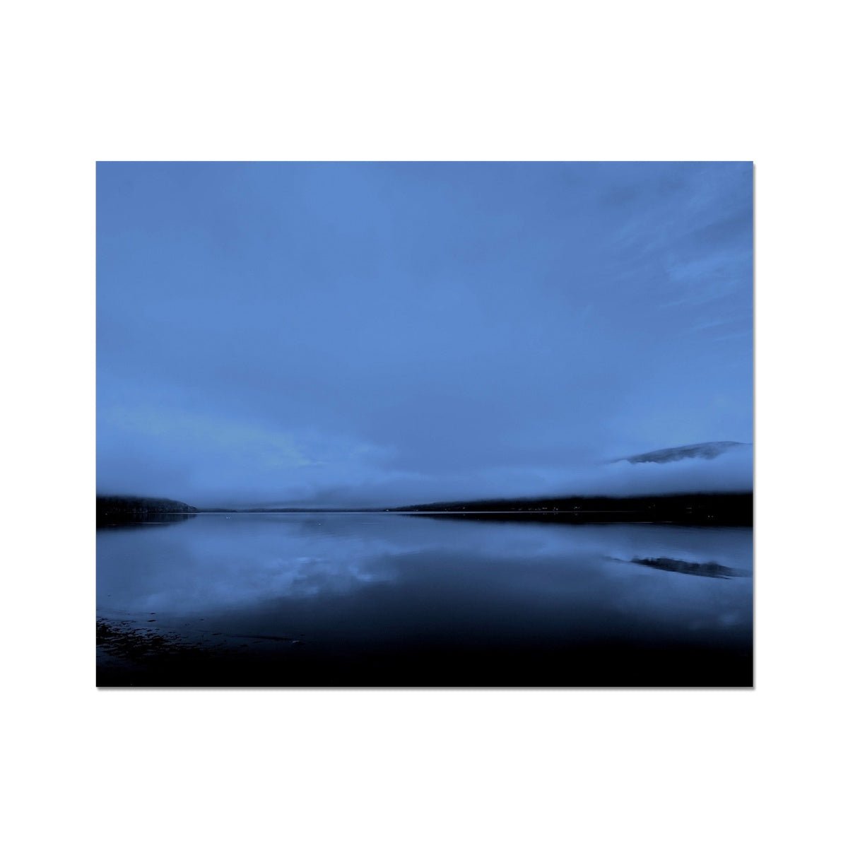 The Blue Hour Loch Fyne Painting | Artist Proof Collector Prints From Scotland