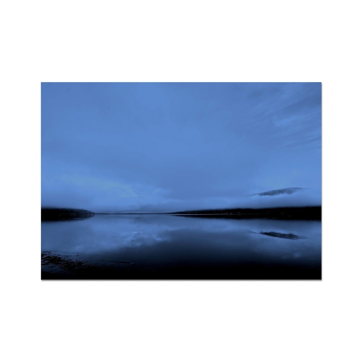 The Blue Hour Loch Fyne Painting | Fine Art Prints From Scotland