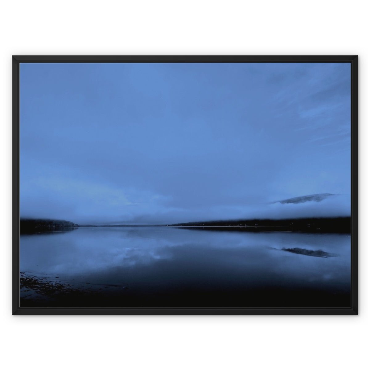 The Blue Hour Loch Fyne Painting | Framed Canvas Prints From Scotland