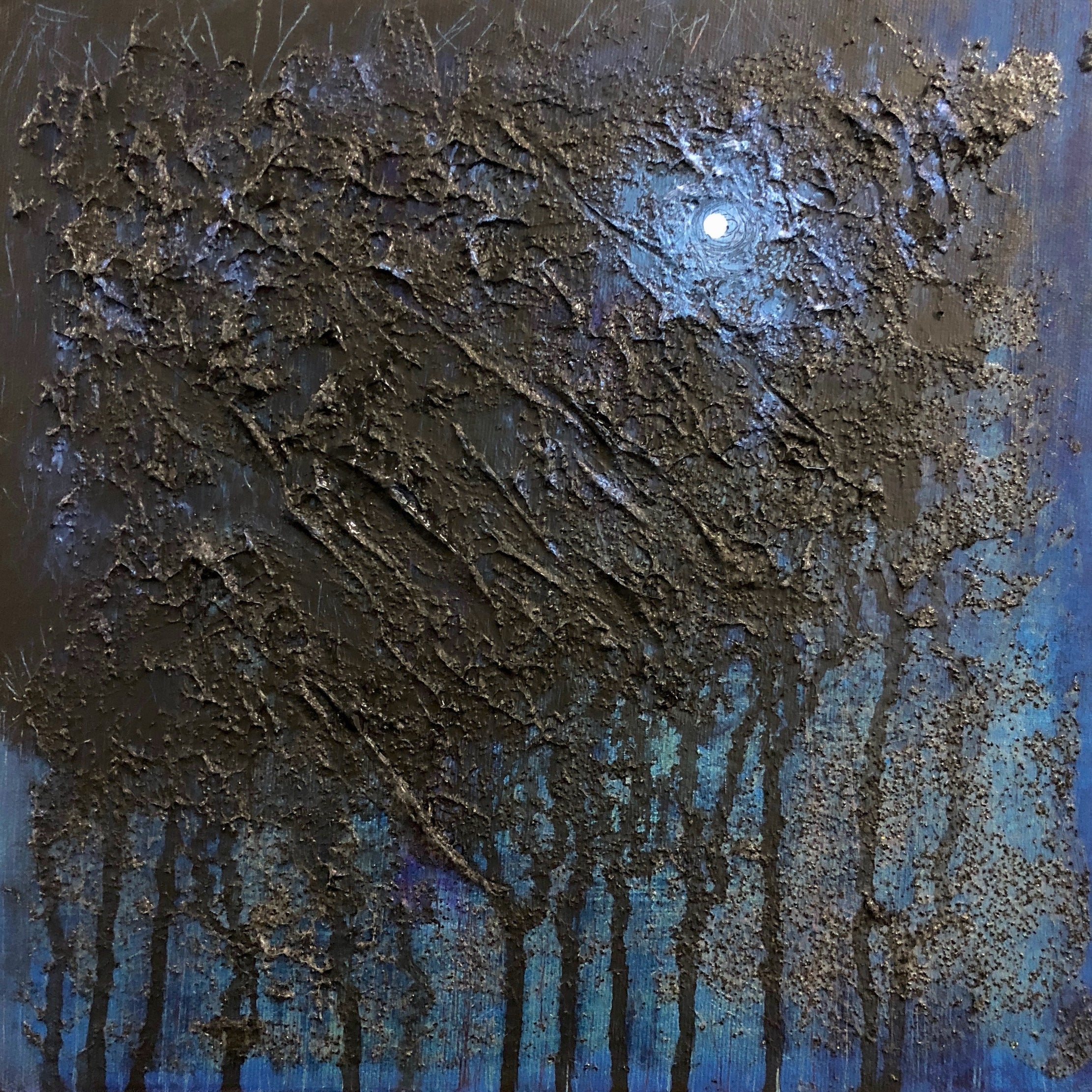 The Blue Moon Wood Scottish Landscape Painting