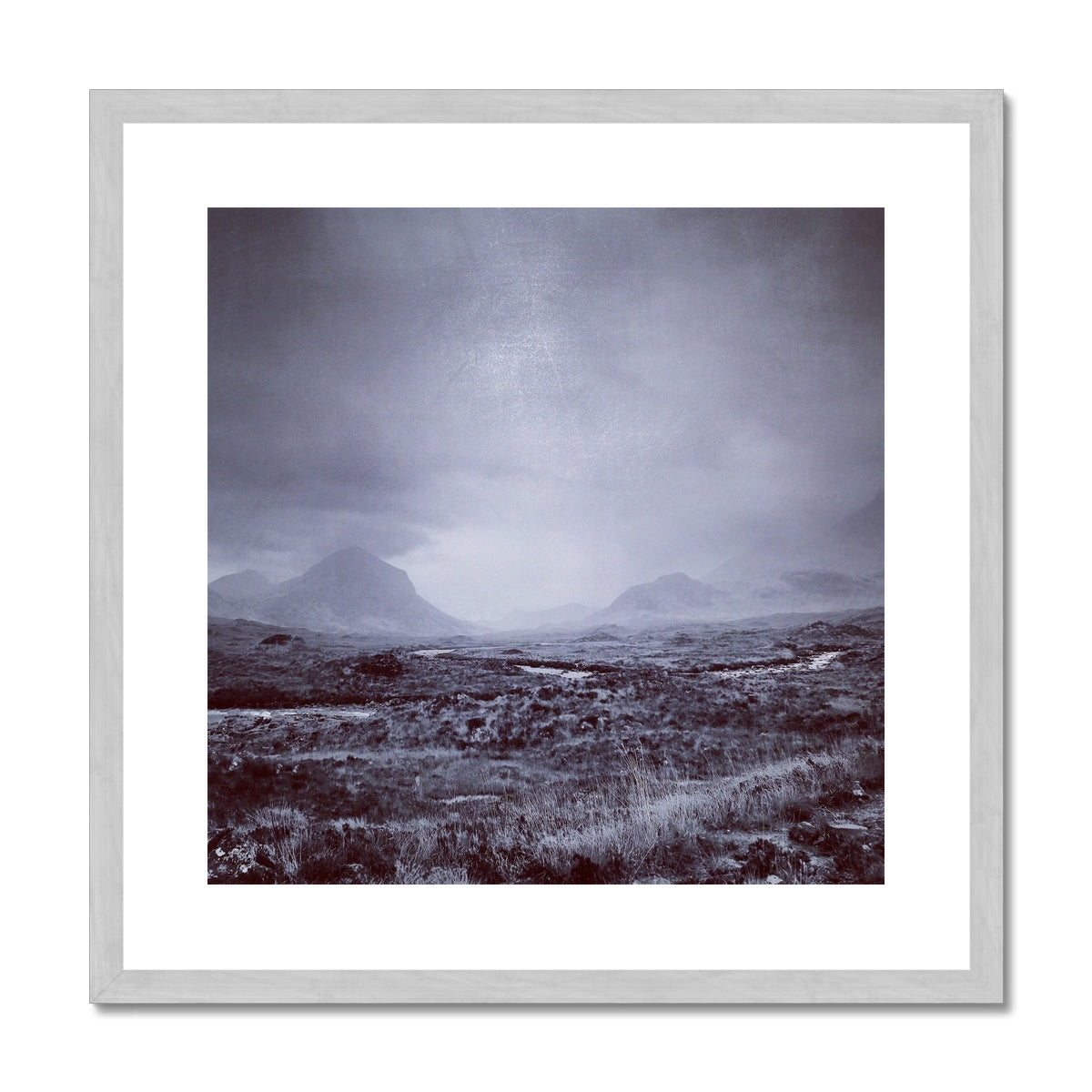 The Brooding Cuillin Antique Framed & Mounted Print