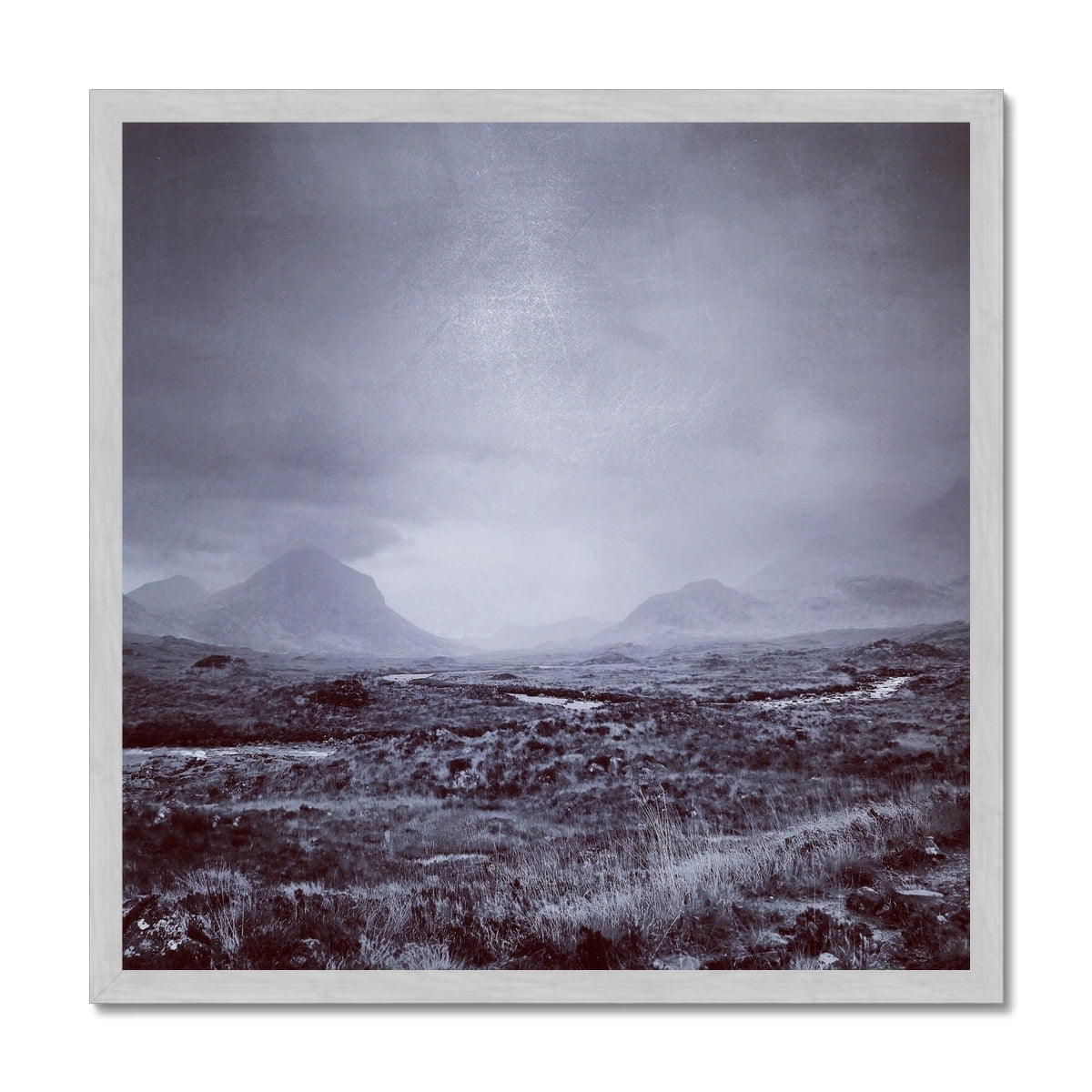 The Brooding Cuillin Antique Framed Print