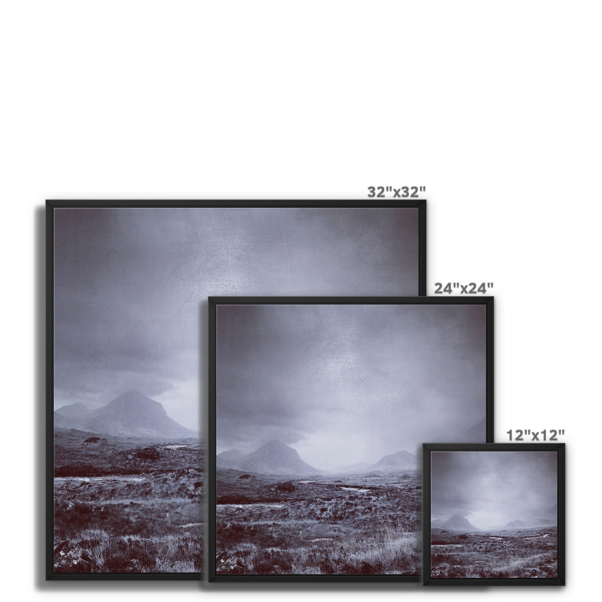 The Brooding Cuillin Framed Canvas