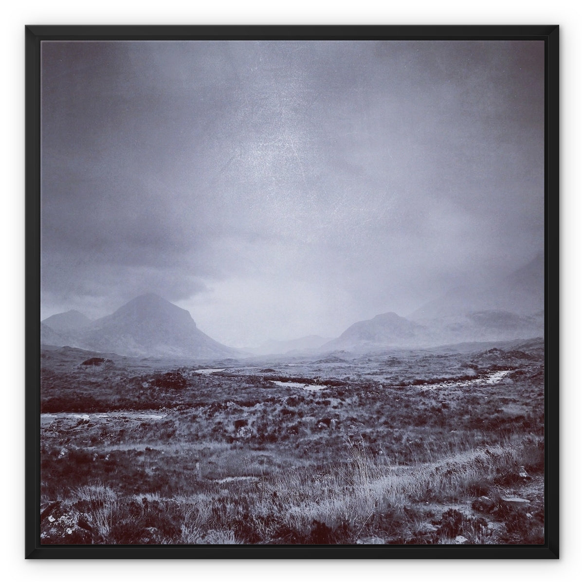 The Brooding Cuillin Framed Canvas