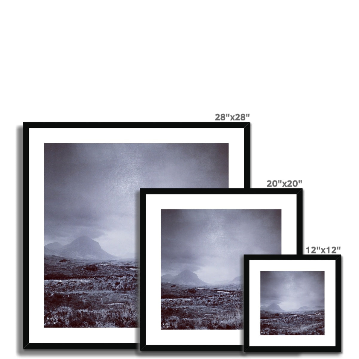 The Brooding Cuillin Framed & Mounted Print